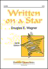 Written on a Star SATB choral sheet music cover